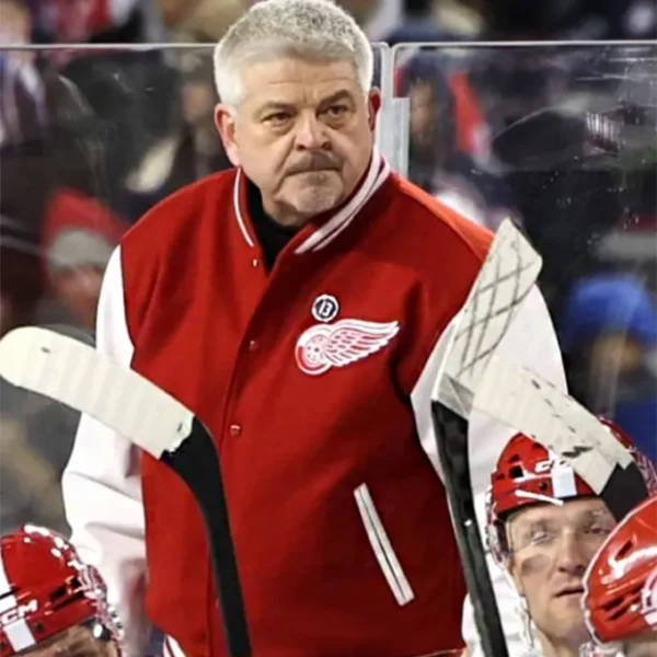 Detroit Wings 2025 Stadium Series Red And White Jacket