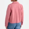 Rose Pink Jean Jacket