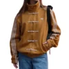Chinese New Year Suede Leather Jacket Yellow
