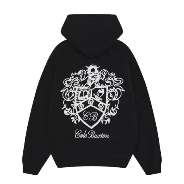 Cole Buxton Collegiate Crest Black Hoodie