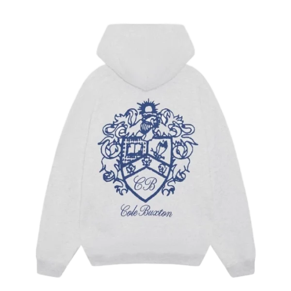 Cole Buxton Crest Grey Hoodie