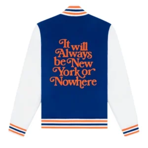 New York or Nowhere Nyon x Mets Motto Blue Jacket
