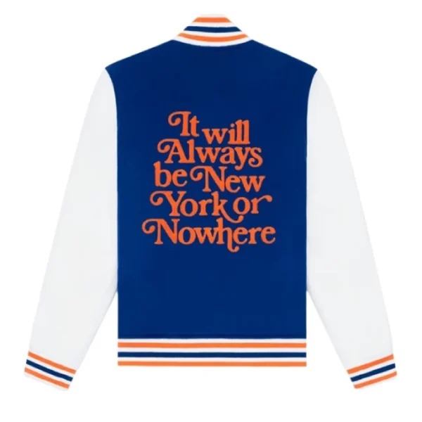 New York or Nowhere Nyon x Mets Motto Blue Jacket