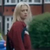 Beth Barnett TV-Series The Feud S01 Megan Trower Red Striped Jacket