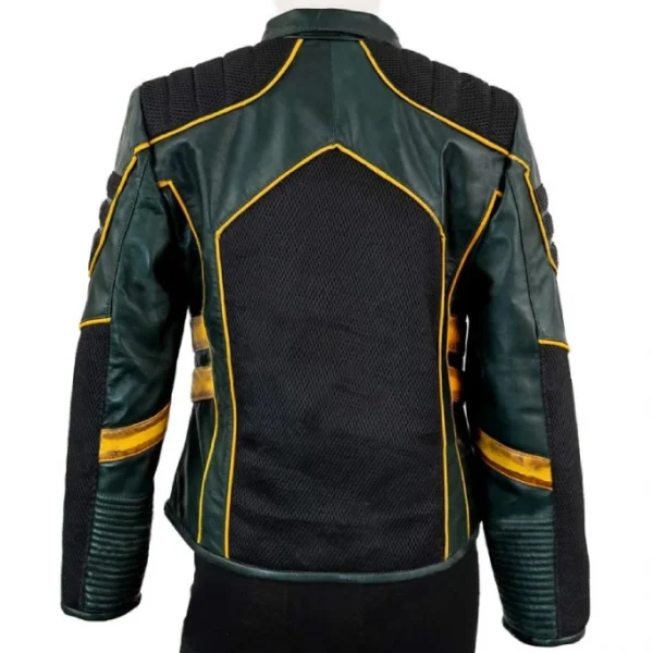 Canary Laurel Lance Black Leather Jacket