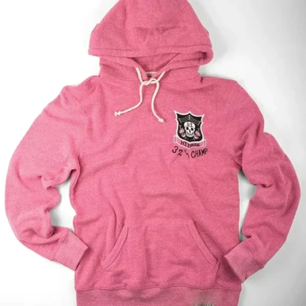 Cm Punk Bret Hart Pink Hoodie