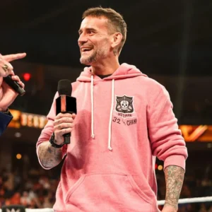 Cm Punk Time Champ Pink Hoodie