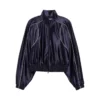 Scarlett Johansson Blue Track Jacket