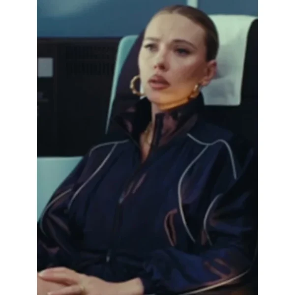 TV Series SNL S50 Scarlett Johansson Blue Track Jacket