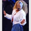 American Music Awards 2025 Janet Jackson Cropped Jacket White