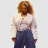 American Music Awards 2025 Janet Jackson White Cropped Jacket