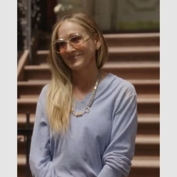 And Just Like That S03 Sarah Jessica Parker V Neck Sweatshirt