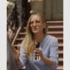 And Just Like That S3 Sarah Jessica Parker Blue V Neck Sweatshirt