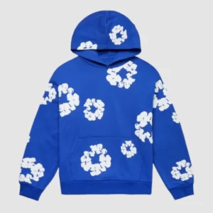 Denim Tears The Cotton Wreath Blue Hoodie