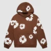 Denim Tears The Cotton Wreath Brown Hoodie
