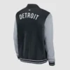 Detroit Tigers Dugout Bomber Black And Grey Jacket