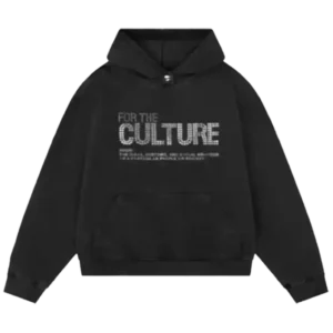 For The Culture Crystal Black Hoodie