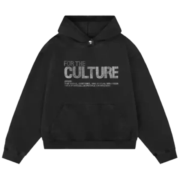 For The Culture Crystal Black Hoodie