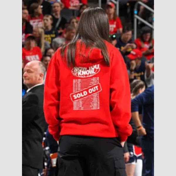 Indiana Fever Caitlin Clark Red Hoodie