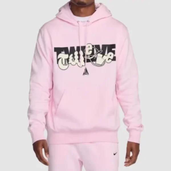 Ja Morant Basketball Hoodie Pink