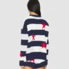 Love Hotel S01 Shannon Beador Red Stars Striped Blue And WhiteSweater