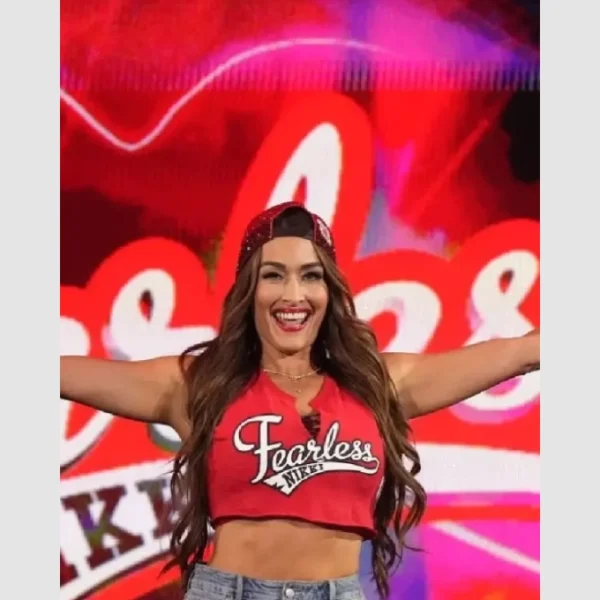 Nikki Bella Monday Night RAW Fearless Nikki Top Red