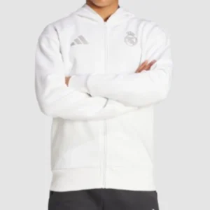 Real Madrid Anthem White Jacket