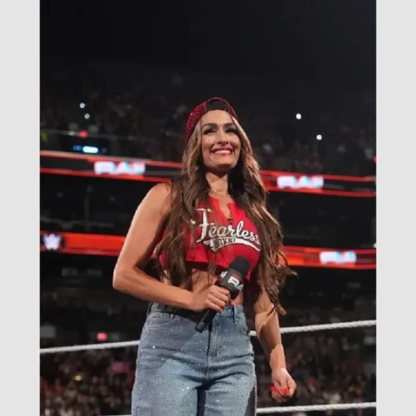 Red Top Nikki Bella Monday Night RAW Fearless Nikki