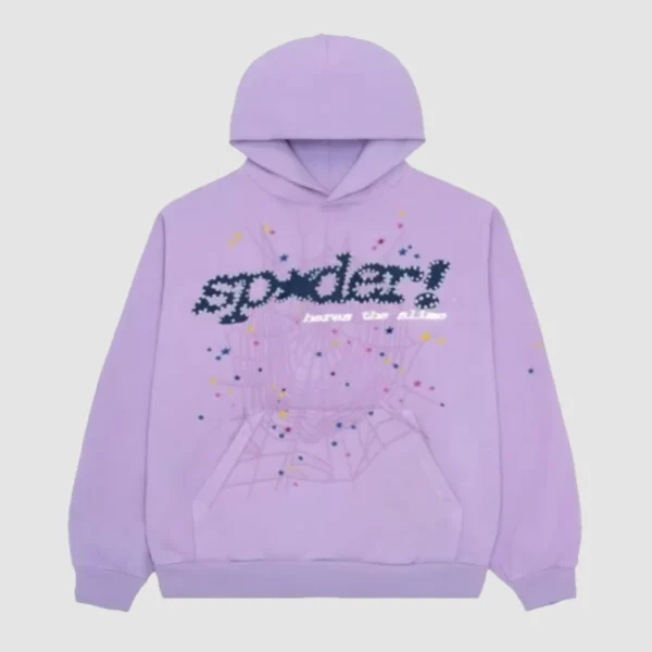 Sp5der Acai Purple Hoodie