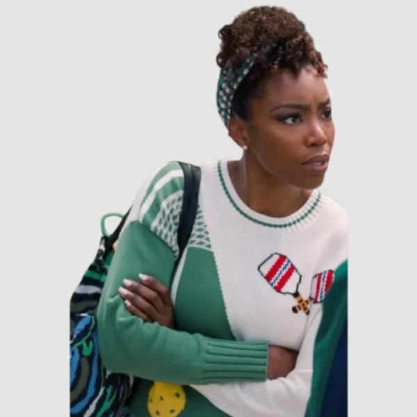 Sweet Magnolias S4 Heather Headley Pickleball Sweater