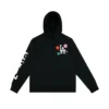 Unisex Los Angeles Dodgers Floral Black Hoodie