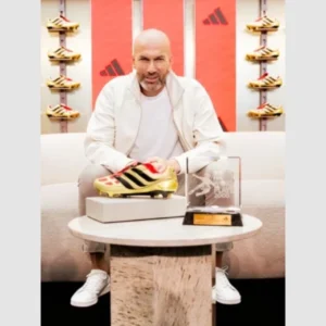 Zinedine Zidane Adidas White Jacket