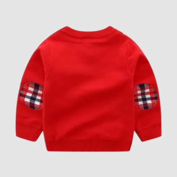 Christmas 2025 Snowflakes & Deer Red Sweater