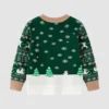 Christmas Holiday 2025 Green Christmas Tree Sweater