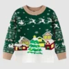 Christmas Tree Green Sweater