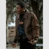 Da’Vinchi BMF Brown Bomber Brown Leather Jacket