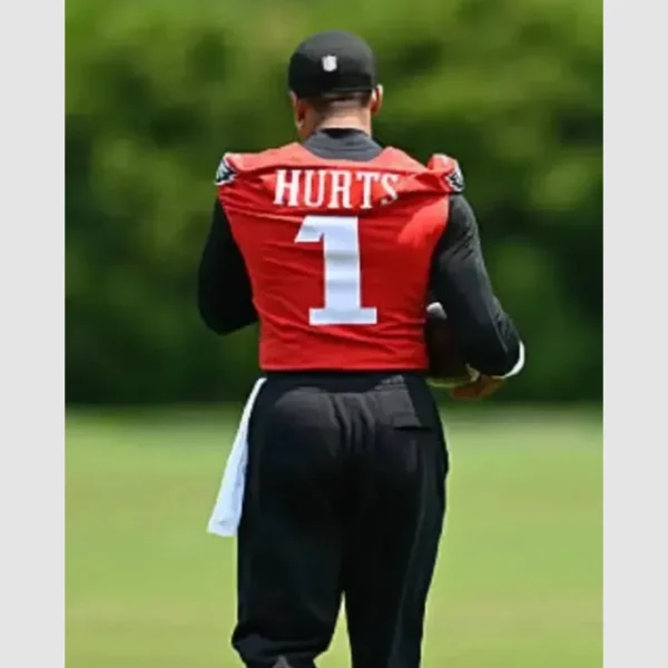 Jalen Hurts Philadelphia Eagles OTA Jersey Red