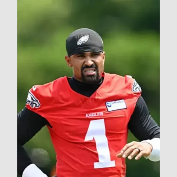 Jalen Hurts Philadelphia Eagles OTA Red Jersey