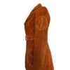 Natasha Lyonne Charlie Cale Brown Suede Leather Coat