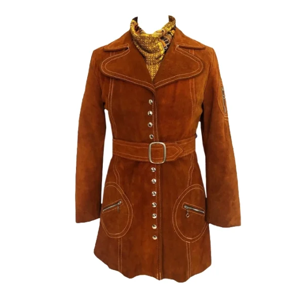 Poker Face Natasha Lyonne Brown Coat