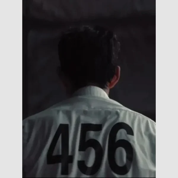 Squid Game S03 White 456 Number Shirt