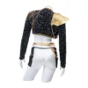 Hunters Rumi Golden Black Dance Outfit Cosplay Costume